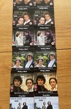 12 Daily Mail British Classics DVDs Discs - JANE EYRE, MIDDLEMARCH, PRIDE & PRED