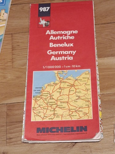 Vintage michelin map 987 - map,