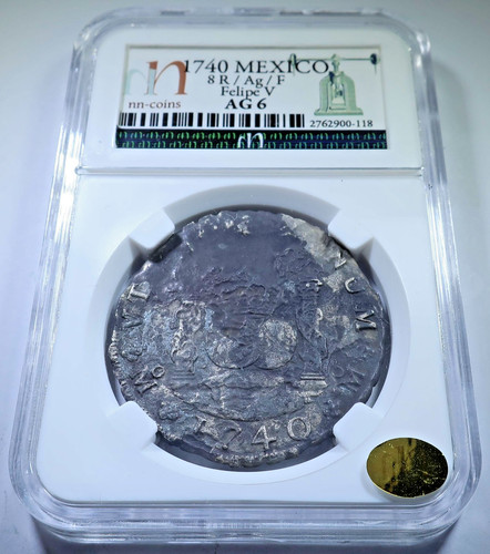 1740 shipwreck mexico reales - 1740,