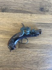 Vintage metal mini flintlock - metal,