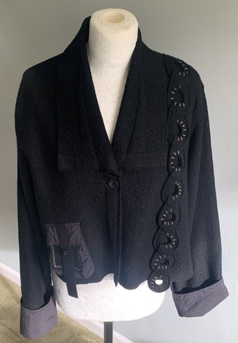 Jacques ruc black - black, wool