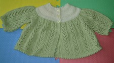 Hand Knitted Baby Lace