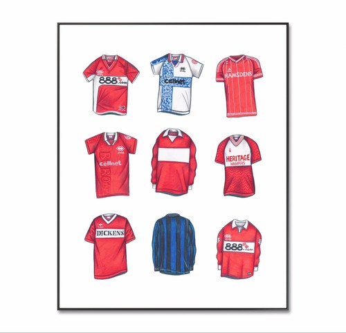 Middlesbrough football shirt - middlesbrough,