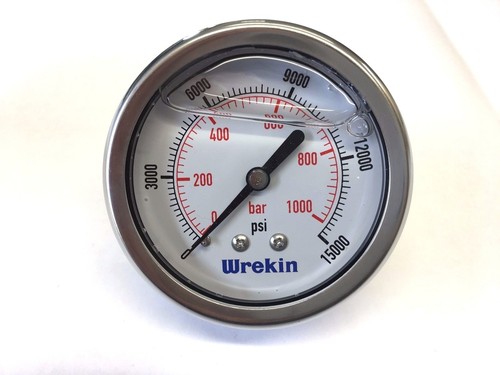 63mm hydraulic pressure gauge - 63mm,
