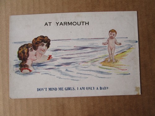 Yarmouth comic postcard - yarmouth,