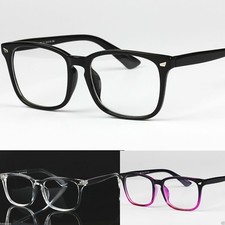 Mens Womens Clear Lens Square