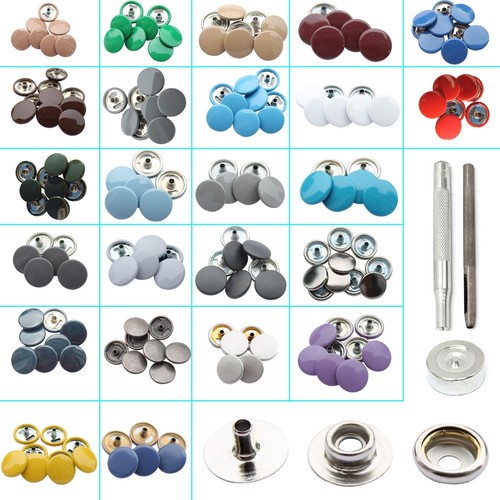 Press studs 15mm snap - studs,