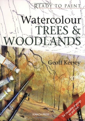 Watercolour trees and - watercolour,