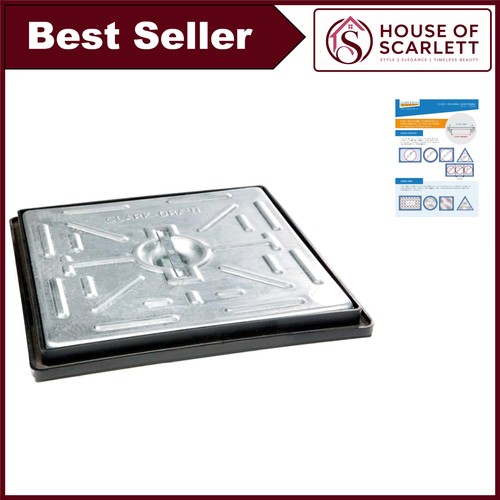 Galvanised steel manhole cover - steel,