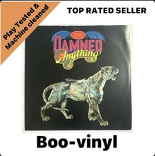 The Damned ~ Anything 1986  12" single Vinyl Record Punk New Wave VG+ / VG+