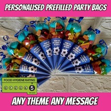 20 Sweet cone filled party bag