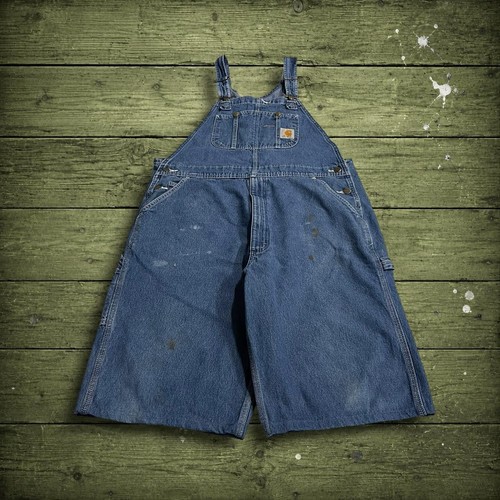 Carhartt denim short dungarees