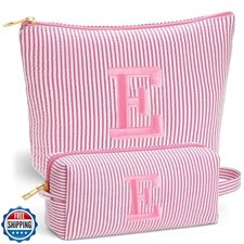 Fohufo Initial Makeup Bag Set