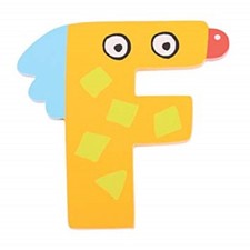 Door Sign Letter F Label Cute