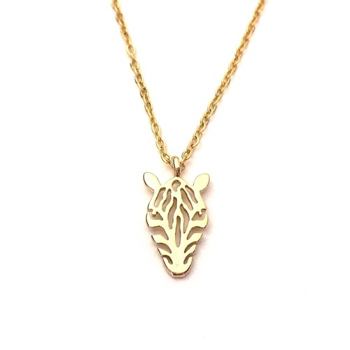 Eds zebra head necklace - eds, womens