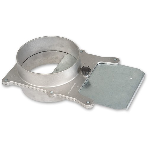 Aluminium blast gate - aluminium,