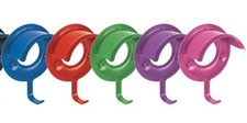 Perry Equestrian 537 Bridle Bracket - 5 Bright Colours Wall Mounted Hook Rack