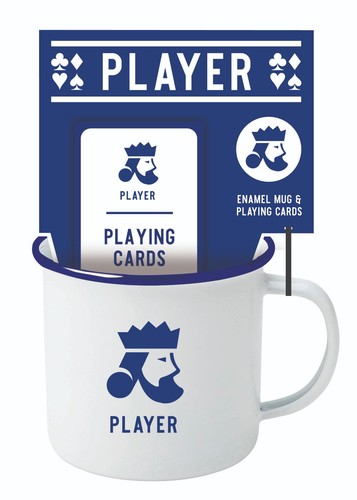 Player enamel mug playing - player,