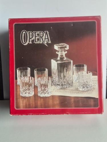 Opera italian crystal cut set - opera,