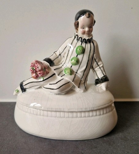 Vintage art deco - deco, pierrot