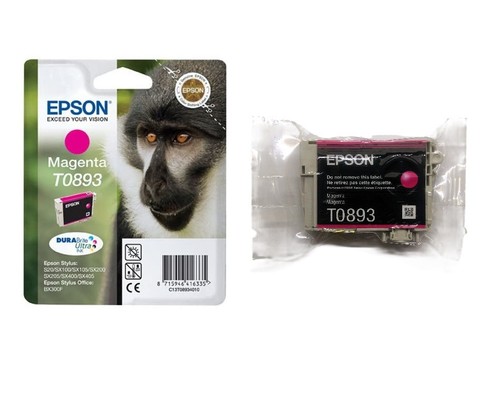 Genuine epson t0893 - genuine, magenta