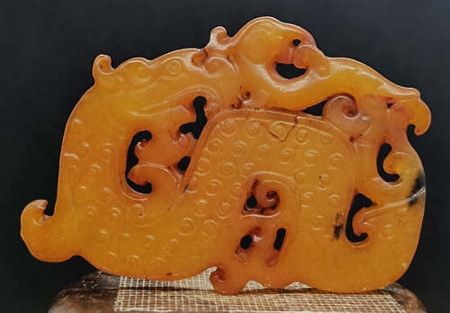 Antique china carved old - antique, jade
