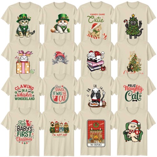 Funny christmas cat adult - funny,