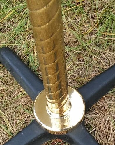 Carousel brass poles - &, ball