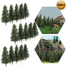 50pcs Model Pine Trees 5cm