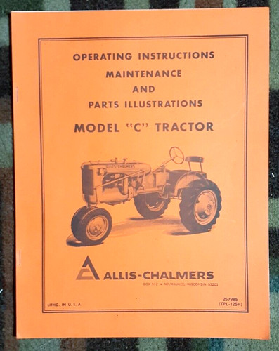 Allis chalmers model - allis-chalmers,