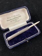 925 Sterling Silver Vintage Mechanical Toothpick S J Rose & Son 1985
