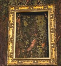 WIDE Ornate MUSE Shabby Chic Antique Picture Photo Frame Gold Fitted With Glass