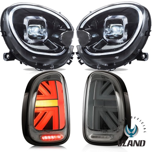 Vland led headlights smoked - led, headlights+smoked