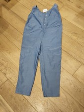 Maternity Jumpsuit Blue Cotton