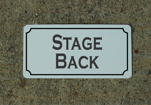 Stage back metal - back,
