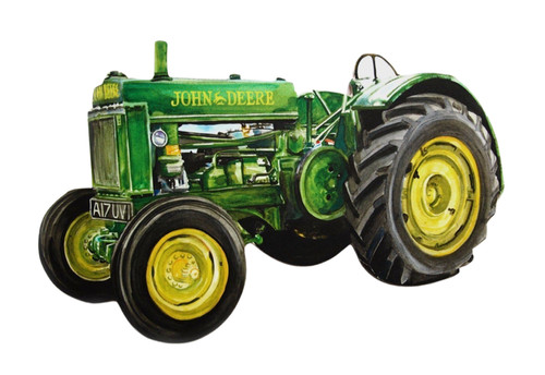 John deere tractor plaque - tractor,