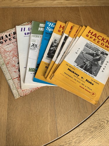 Hackney speedway programmes - programmes, &