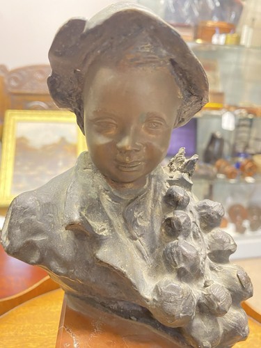 Spelter figure - spelter,