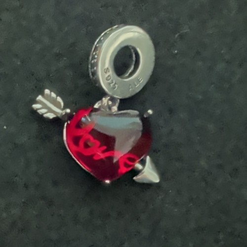 Pandora love red heart - pandora,