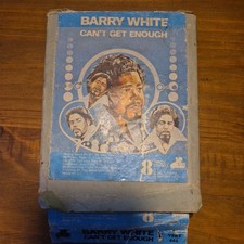 barry white cant get enough 8 Track Cassette.  Vintage