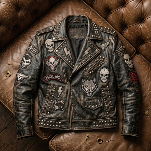Handmade black anime varsity - handmade,