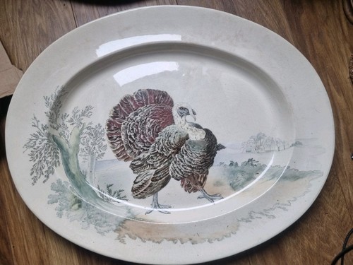 Huge 21x17 antique - huge, oval