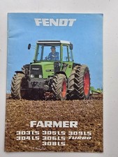 FENDT FARMER 303LS 304LS 305LS 306LS 308LS 309LS TURBO TRACTOR SALES BROCHURE