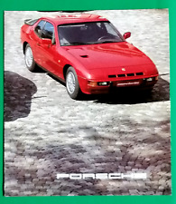 1980-82 PORSCHE RANGE Sales Brochure Huge Poster -911 Turbo Targa 928 924 Turbo