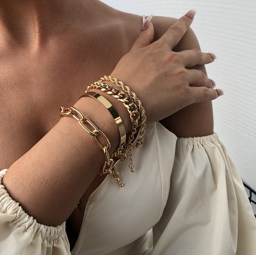 4pcs bracelet set - set, bangle