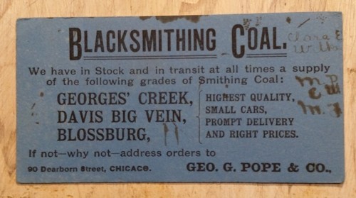 C1900 special blacksmith coal - special,