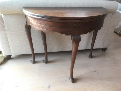 Period mahogany demi - demi, lune