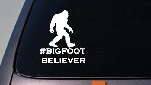 Bigfoot believer decal yeti - bigfoot,
