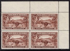 Sierra Leone 1938-44 5/-