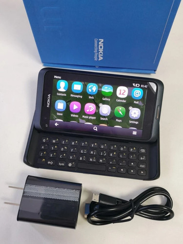 Nokia silver black - e7-00,